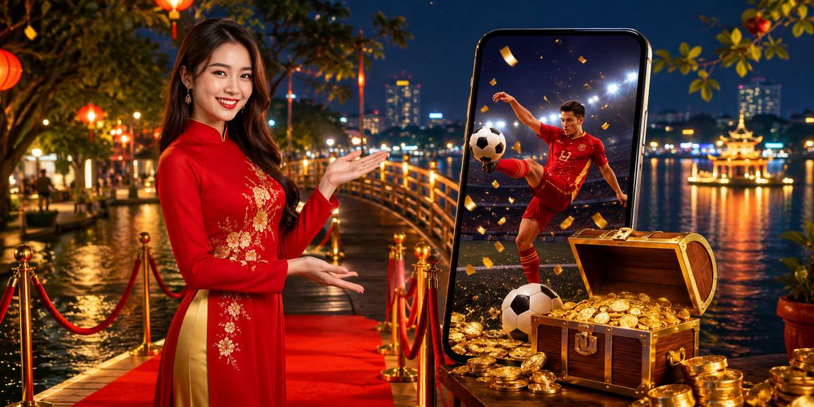 Người hâm mộ bóng đá Hà Nội trong trang phục áo dài theo dõi trận đấu trực tuyến